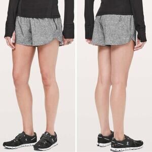 Lululemon Tracker Short V *4" Heather Lux Multi Black Size 10